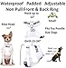 BLIND DOG (Dog Has Limited/No Sight) White Color Coded Non-Pull Front and Back D Ring Padded and Waterproof Vest Dog Harness PREVENTS Accidents by Warning Others of Your Dog in Advance (S)