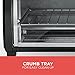 BLACK+DECKER TROS1000D SpaceMaker Under-Counter Toaster Oven, Black/Silver