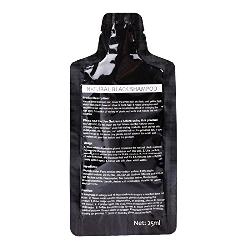 Instant Hair Dye Black Hair Shampoo Natural Instincts Lasting Practical Lasting Practical Hair Color Black Ammonia Free (Black)