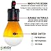 AKASIA COLLECTION Waterproof Portable Outdoor LED Hanging Tent Light Bulb for Camping, Backpacking, Hiking, Emergency Lighting, Battery Powered Outdoor Lights [4 Packs]