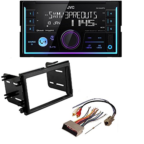JVC KW-R930BTS Double 2 DIN CD/MP3 Player iHeart Radio SiriusXM Ready Bluetooth CAR CD Stereo Receiver Dash Install MOUNTING KIT Wire Harness for Select Ford Mercury Vehicles