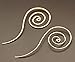 Leiothrix Spiral Stud Earrings Jewelry for Women and Girls