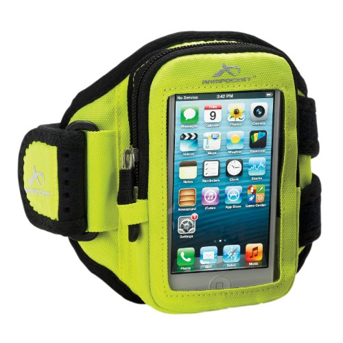 Armpocket Aero i-10 armband, Yellow, Medium Strap 10YLM