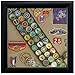 Tasse Verre 8x8 Black Display Shadow Box (2-Pack) Frame w/Linen Background and 16 Stick Pins - Ready to Hang Shadowbox Picture Frame - Box Display Baby Memorabilia Wedding