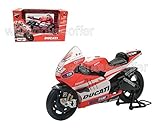 NEW 1:12 NEW RAY MOTORCYCLES COLLECTION - RED 2011 DUCATI BIKE #69 BIKE NICKY HAYDEN Model Car By NEW RAY TOYS