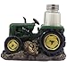 Vintage Farm Tractor Salt and Pepper Shaker Set with Decorative Display Stand Holder Figurine for Rustic Country Kitchen Decor & Old Fashioned Table Decorations As Retro Model Gifts for Farmers by Home-n-Gifts