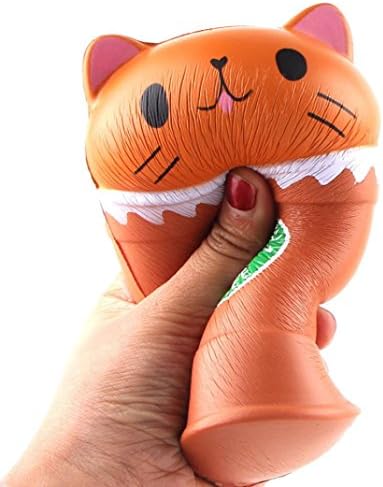 Shubuy 14cm Cut Cappuccino Coffee Cup Cat Scented Squishy Slow Rising Squeeze Toy Collection Cure Gift/Charm Decoration/Gift (Coffee, 1488cm)