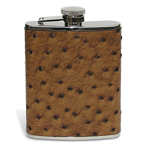 UPC 077757913273, Epic Products Ostrich Leather Flask, 6-Ounce