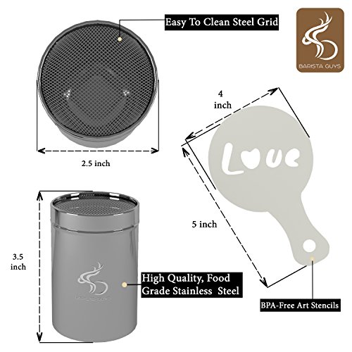 image for Barista Guys Milk Frother - Coffee Frother Set - Electric Handheld Mil