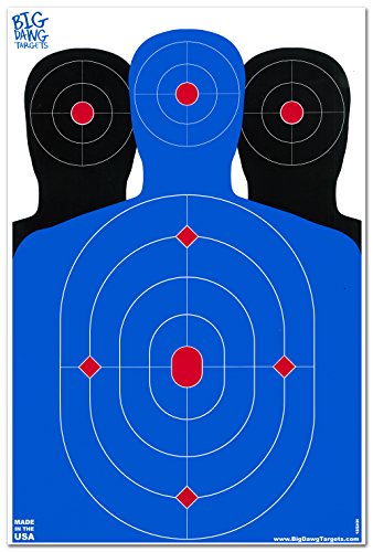 Splatterburst Targets - 12 X18 Inch - 3 Inch Bullseye Splatter Target - Easily See Your Shots