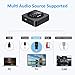 Bluetooth 5.0 Transmitter Receiver Wireless Adapter, 2 in 1 Digital Optical Adapter with 3.5mm Aux Audio and HD & Low Latency Pair 2 Headphones Speakers at Once for TV PC Home Stereo System