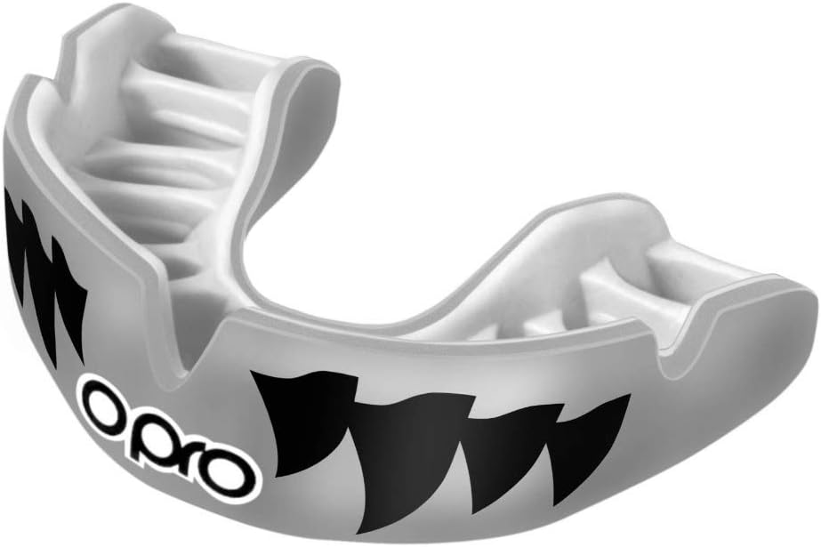 OPRO Power-Fit Mouthguard, Adults and Junior Sports Mouth Guard with Case for Boxing, Basketball, Lacrosse, Football, MMA, Martial Arts, Hockey and All Contact Sports