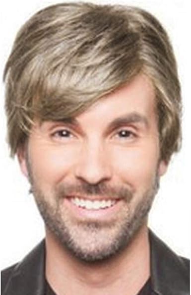 Amazon Com Hunputa Male Natural Hair Wigs Men Fashion Gentleman