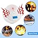 CO Detector, Monoxide Alarm LCD Portable Security Gas CO Monitor, Battery Powered-2 Pack with UL2034 Listed (9V Battery not Included)