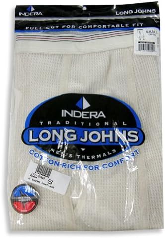 Indera - Mens Thermal Long John Pant, 800DR