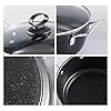 YIJIA-Cooking-Pot-Stock-Pots-Casserole-Dish-Non-Stick-Cookware-Large-Soup-Pan-with-Glass-Lid-9-inch-23cm YIJIA Cooking Pot Stock Pots Casserole Dish Non Stick Cookware Large Soup Pan with Glass Lid 9 inch (23cm)