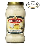 Bertolli Alfredo Sauce with Aged Parmesan Cheese, 15 oz 4 Pack