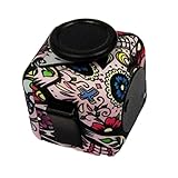Fidget Dice Anti-anxiety and Depression Cube for Children and Adults (Pink Flower)