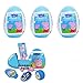 3 Peppa Pig plastic surprise eggs