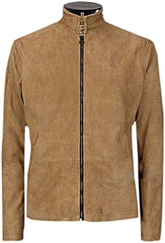Men's James Bond Daniel Craig Spectre Morocco Suede Leather Jacket