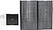 (100) Ultra Thin 5.2mm Clear CD Jewel Boxes with Built in Black Tray #CDBS52