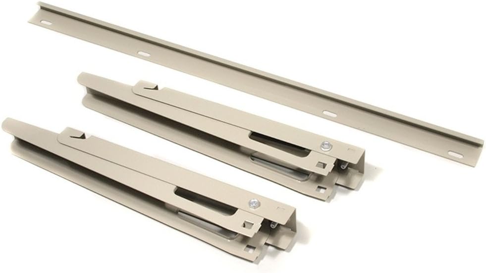 Maclean MC-622 Air Conditioner Air Condensing Unit Galvanized Steel Wall Mount Bracket 100kg, gold, 81x9x7 cm - Image 4