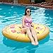 JOYIN Giant Inflatable Round Pizza Pool Float, Fun Beach Floaties, Swim Party Toys, Pool Island, Summer Pool Raft Lounge for Adults & Kids