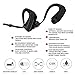 Nv-gu Bluetooth Headphones, Wireless 4.1 Magnetic Earbuds In-Ear Stereo Earphones Running headsets,IPX4 Sweatproof Secure Fit for Sports with Built-in Noise Cancelling Mic (Black)