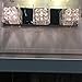 Home Decorators Collection Crystal Cube 3-Light Polished Chrome Vanity Light