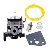 HIPA Carburetor with Gasket Fuel Line Filter Primer Bulb for HONDA Engine GX35 GX35NT HHT35S Trimmer / Brush Cutter # 16100-Z0Z-034 WYB 16C