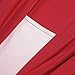 Meaneor Women's Basic Loose Low Cowl Neck Sport Tank Yoga Top Red XXL