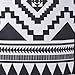 5 Cities Carry On Lightweight Small Hand Luggage Cabin on Flight & Holdalls (Aztec Black/White)