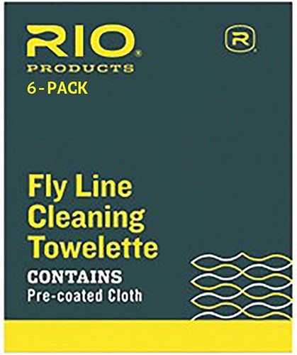 Buy Rio Fly Fishing Fly Line Cleaning Towlette 6 Pack White