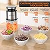 Mini Meat Grinder, Homeasy Mini Food Processor Food Grinder 600ml Stainless Steel Small Chopper for Salad, Sauces…