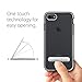 Spigen Crystal Hybrid iPhone 7 / iPhone 8 Case with Water-Mark Free Clear Case and Magnetic Metal Kickstand for Apple iPhone 7 (2016) / iPhone 8 (2017) - Gunmetal