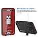 Galaxy Note 5 Waterproof Case, Punkcase StudStar Red Samsung Galaxy Note 5 Thin Fit 6.6ft Underwater IP68 Shockproof Dirtproof Snowproof Case