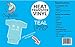 Craftables Teal Heat Transfer Vinyl HTV - 5 Sheets Easy to Weed Tshirt Iron on Vinyl for Silhouette Cameo, Cricut, All Craft Cutters. Ships Flat