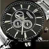 New ArRival ~ Curren 9865 Big Dial Quartz Stainless Steel Precision Military Watch for Men Male Gentleman