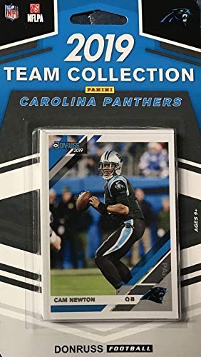 Carolina Panthers 2019 Donruss Factory Sealed 11 Card Team Set with Cam Newton and Christian McCaffrey Plus 3 Rookies and 6 Other Cards