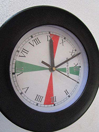 Brass Blessing Large - Ship's Clock - Marine Radio Room Clock - Roman - Aluminium - Boat/Maritime/Nautical (5008B)