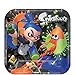 Splatoon Party Supplies Pack With Plates, Napkins, Silverware and Bonus Printed Ribbon