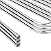 6 pack, Larnn S-shape Stainless Steel Hanger with 5 Layers storage rack for Clothes