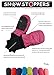 SnowStoppers Kid's Waterproof Stay On Winter Nylon Mittens Extra Small / 6-18 Months Fuschia