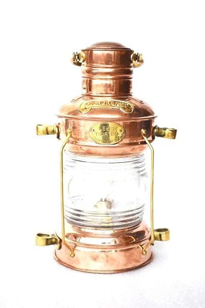 Sold by M.Nauticalmart Nautical Ship Lamp Copper Antique Lantern
