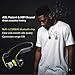 Bone Conduction Headphones Bluetooth Wireless Titanium HiFi Stereo with Mic for Running Driving Cycling IP55 Waterproof Open Ear Sports Headsets for iphone Android other Bluetooth Devices Sky Grey