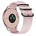 Fintie Band Compatible with Garmin Vivoactive 5/6/3, Venu/Sq/Sq 2/2 Plus, Forerunner 165/55/645/245 Music, 20mm Soft Nylon Replacement Strap Band, Pink