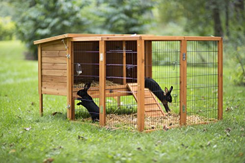 image for Prevue Hendryx 461PEN Pet Products Rabbit Playpen, Large, Natural