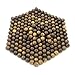 CarpenterC 200pcs 6mm Gorgeous Natural Round Polished Rosewood Loose Beads for Jewelry Making DIY Handmade Crafts