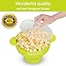 Popcorn Popper - Microwave Popcorn Maker - Collapsible Silicone Bowl with Lid