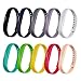 Tkasing Bands Compatible with Fitbit Flex 2 Fitness Tracker,Adjustable Wrist Band Replacement for Fitbit Flex 2 Fitness Smart Watch Small Large Men Women (No Tracker)